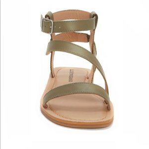 Lucky Brand Byleth gladiator-inspired sandal, size 7.5M, Military Green